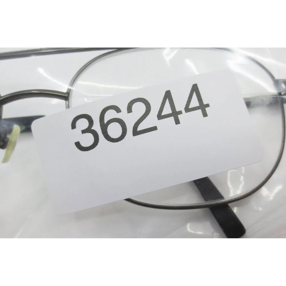 Van Heusen Benjamin GUN Aviator Eyeglass Frames Gunmetal Double Bridge 57-19-145